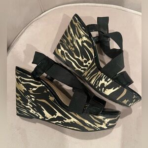 Animal Heel Wedges